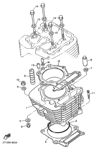 XT600EA Цилиндры