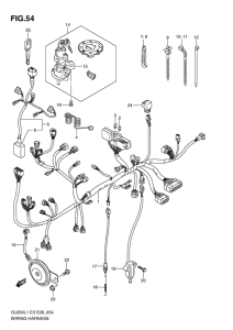 DL650 (ABS) Жгут проводов
