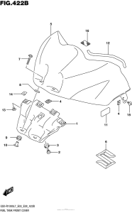 GSX-R1000 Fuel Tank Front Cover (Ykv,yvz)