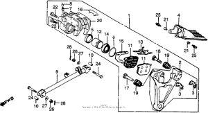 CBX Задний суппорт
