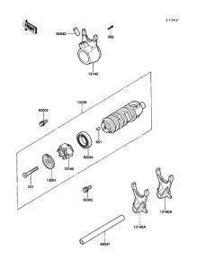 EN450 Переключение / вилка переключения