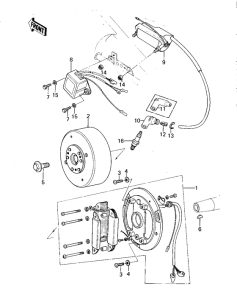 KDX420 Ignition / generator