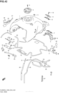 DL650 (ABS) Fuel Tank (Dl650Al4 E28)