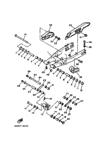 DT200R DT200RG Задний рычаг и подвеска