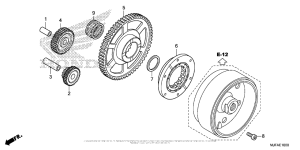 CTX700 Муфта стартера