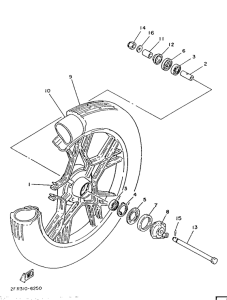 RD50 Переднее колесо