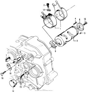 CA105 Вилки и валы выбора передач