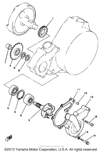 YZ125H Водяной насос
