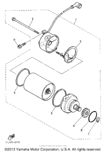 XZ550RJ Стартер