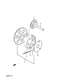 GS450 Муфта стартера