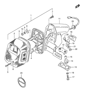 TS125 Задний комбинированный сигнал