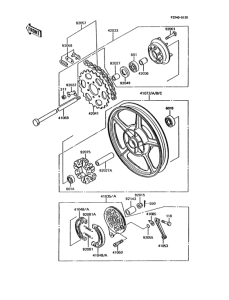 AR125 Задняя ступица колеса