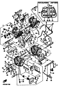 XVZ13LT XVZ13LTJ Carburetor assy