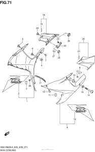 GSX-R600 Side Cowling (Ar5)
