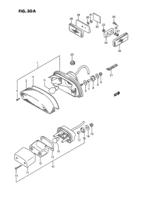 VS1400 Задний комбинированный сигнал
