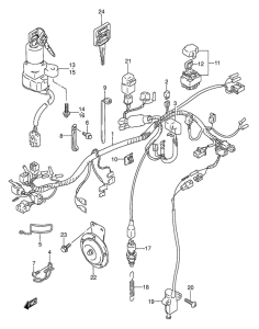 GS500 Жгут проводов