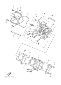 T135FI Головка цилиндров