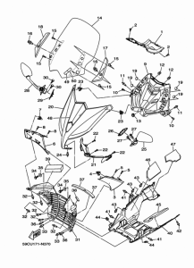 XP500 Стекло ветровое