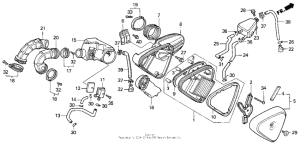 VT600C Воздушный фильтр