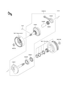 KL110 Коленвал