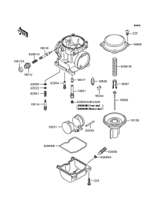 ZR400 Карбюратор в разборе