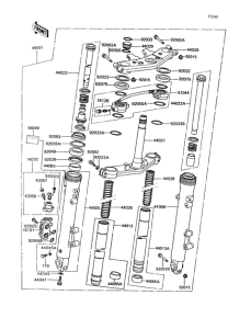 ZX400 Front fork(1 / 2)
