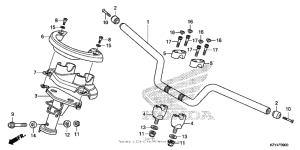 PCX150 Handlebar + handle cover