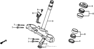 XR200R Траверса нижняя