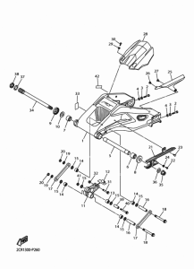 YZF-R1M Бугель