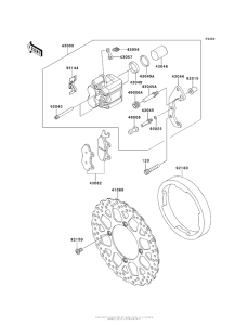  Передний тормоз