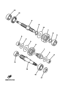 YP250 Трансмиссия