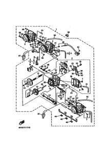 YZF750R YZF750RJ Карбюратор