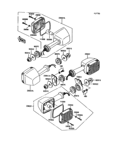 EX305 Задний фонарь