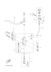 DT50RSM Задний торм цилиндр