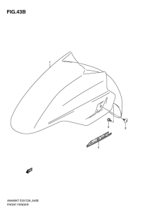 AN400 (ABS) Переднее крыло