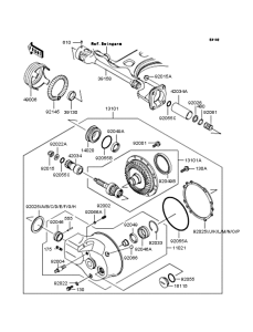 VN1500 ドライブシャフト / ファイナルギヤ