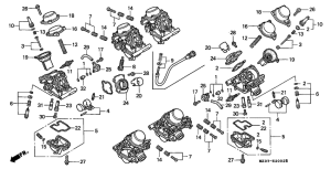 GL1500C Carburetor assy