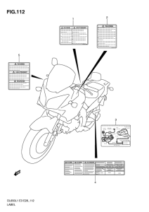 DL650 (ABS) Honda mark