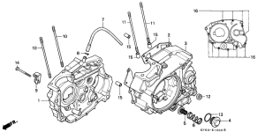 XL185 Картер двигателя