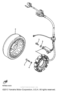 XT600WC (CA ED.) Генератор