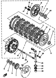 SR250 Сцепление