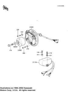 KX125 Зажигание