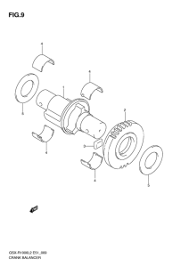 GSX-R1000 Балансир кривошипа