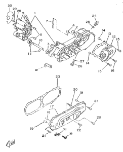 CW50RS Картер двигателя
