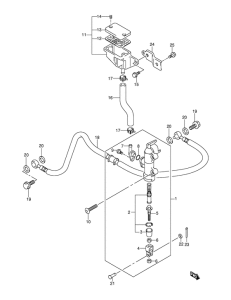 GSX1300R Задний тормозной цилиндр