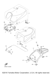 FJR1300AE Сиденье
