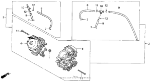 VT600C Карбюратор
