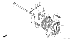 C50 Задний тормоз