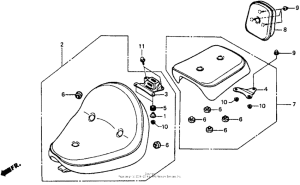 VT1100C Сиденье