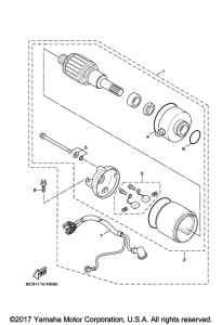 YW125 Стартер